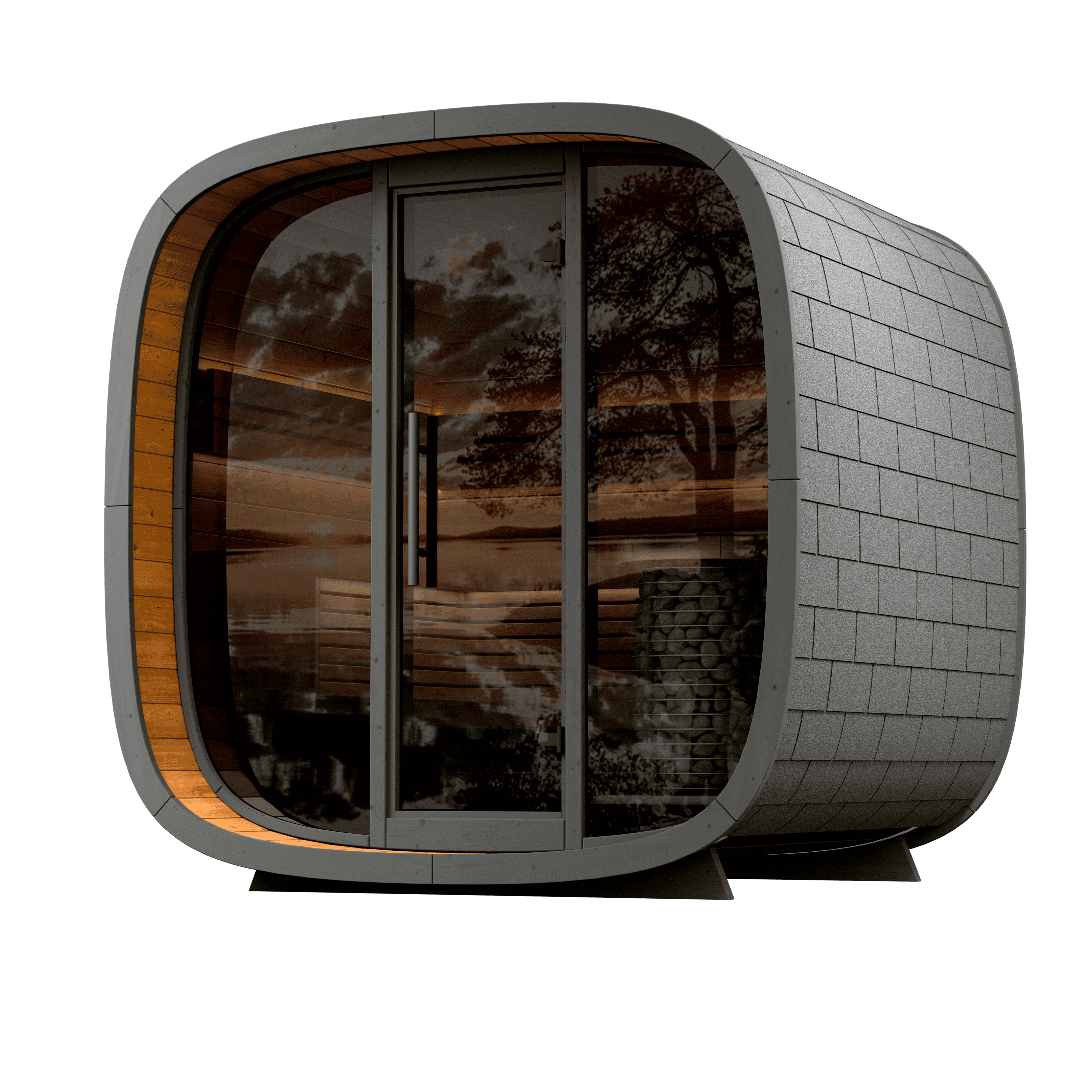 Sauna Delux Round Cube