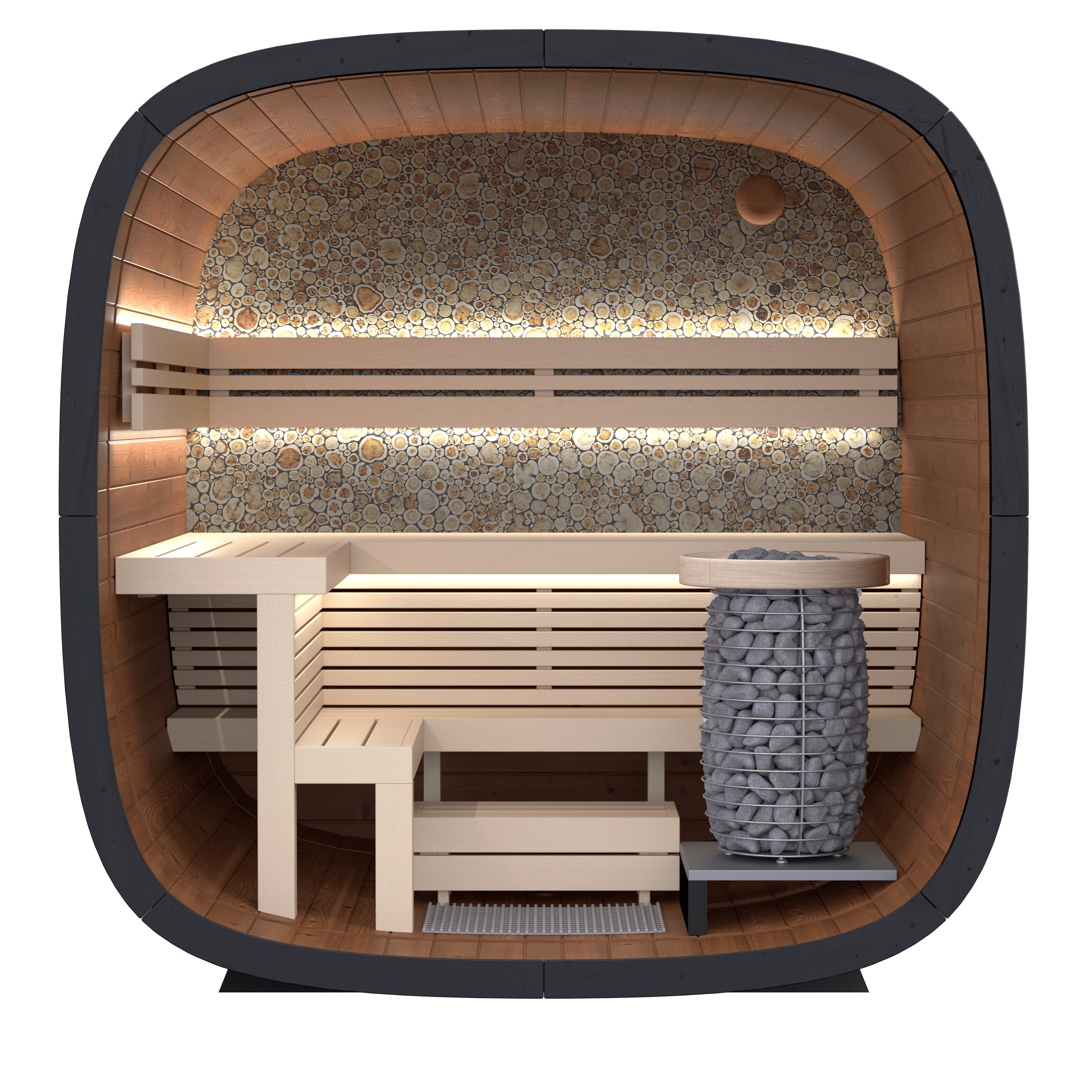 Sauna Delux Round Cube